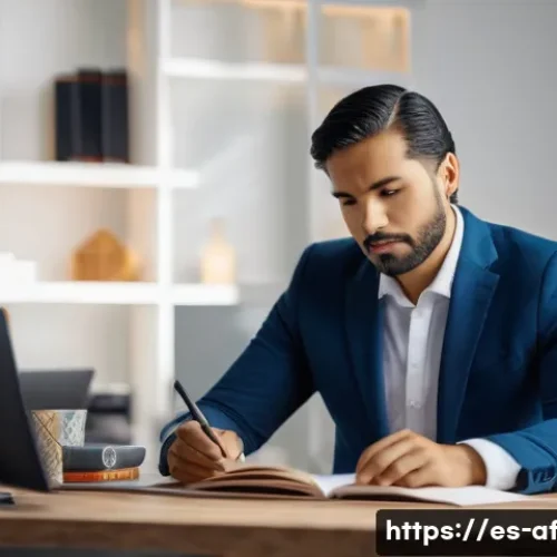 AI가 생성한 콘텐츠의 법적 지위 - A professional legal expert in a modern office setting, analyzing intellectual property laws related...